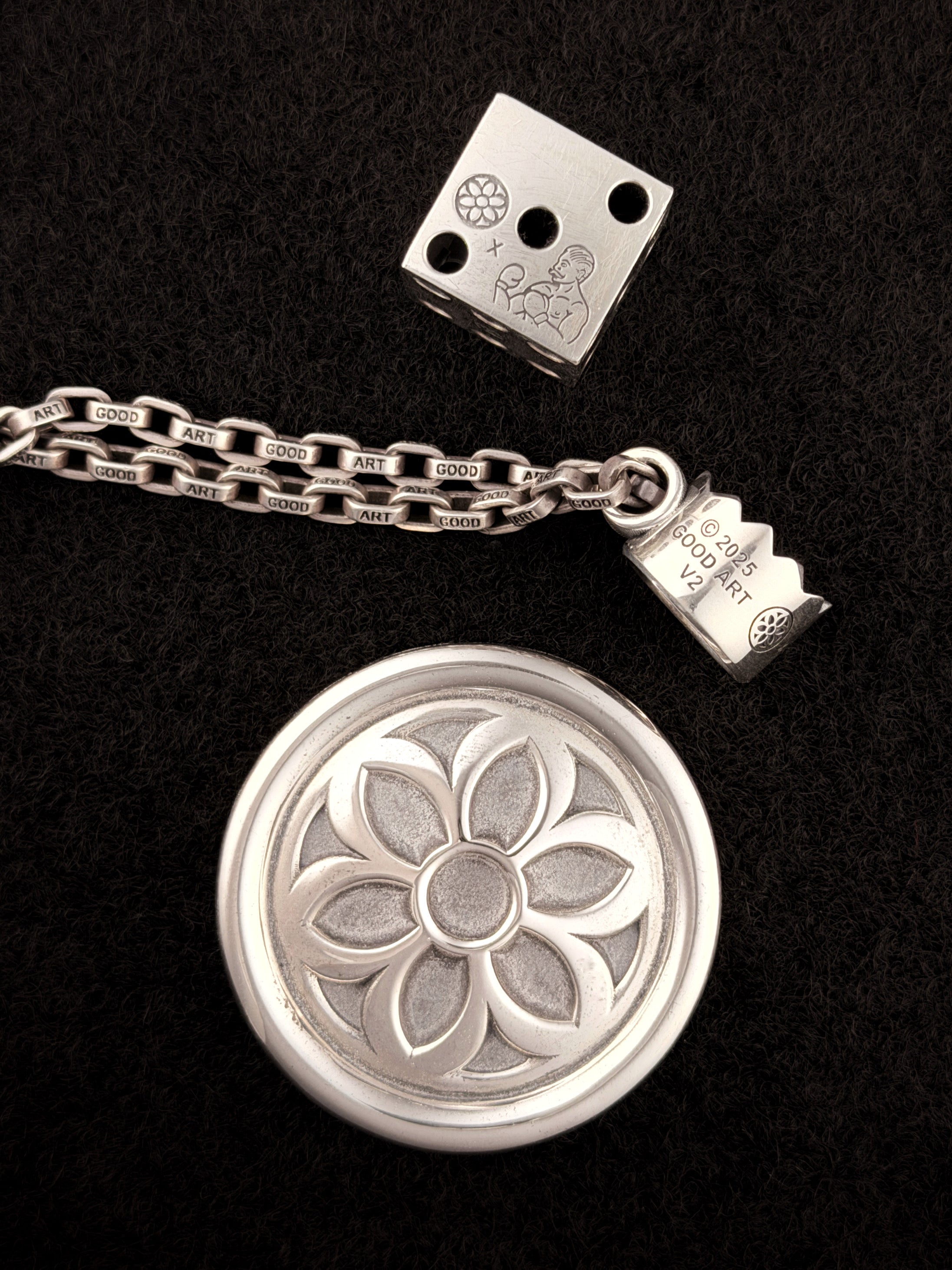 Good Art HLYWD シルバーペンダント2個セット GOOD ART HLYWD Curator Pendant – JRW Gear